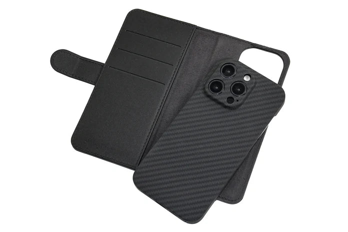 RP PLÅNBOKSFODRAL KEVLAR iPHONE 15 PRO