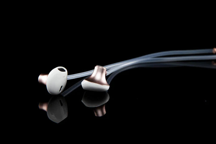 Strålningsreducerande hörlurar – Rosé 3,5 mm